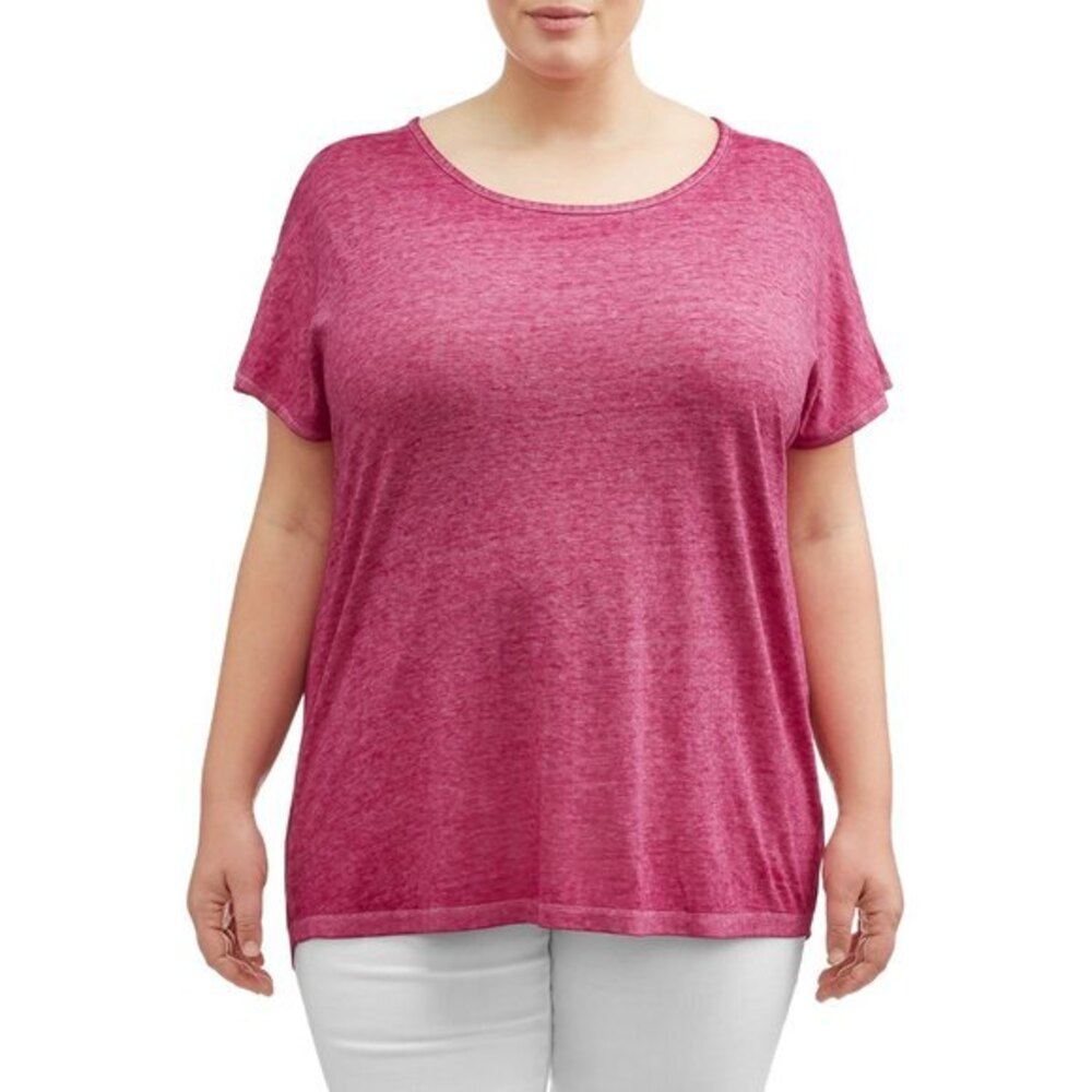 Cold Shoulder Cut Out Strappy Tee Top Tunic  Sz 3X NWT